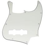 Musiclily Pro 10 дыра JB Jazz основа pick guard 3Peijido белый 