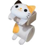ねこ の ロールペーパーホルダー ミケ ME244