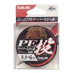 サンライン(SUNLINE) PEライン キャステスト (CASTEST) PEテーパーちから糸 投 13m 0.8号<6号 レッド