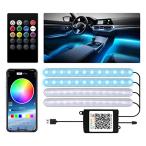 LEDGLE led лента свет автомобильный 48LED APP контроль &amp; дистанционный пульт звук . реакция RGB атмосфера свет машина салон орнамент USB тип 10W все 8 цвет .