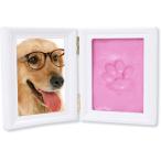  домашнее животное memorial фоторамка фоторамка отпечаток руки пара type глина имеется ширина 23cm высота 15cm толщина 2cm( розовый )