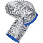  гибкий канал гибкий шланг шланг воздуховода труба .. aluminium шланг воздуховод всасывающий DIY( серебряный, 1m)