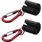 ロッドホルダー クリップ キーパー 車 船 腰 釣り ベルト 竿受け バッカン 釣竿 2ピース