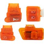 [ сменный товар ] мотоцикл каркас переключатель комплект . руль для кнопка Dio Dio Super Dio ZX AF27 AF28( orange )