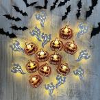  Halloween украшение установка тыква свет 20 лампа 3m металл plate летучая мышь стикер 12 шт имеется тип аккумулятора ( тыква & призрак 20 лампа )
