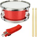  snare drum percussion instrument neck .. with strap . Kids oriented small size light weight both sides specification presentation ....