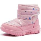 スノーブーツ キッズ ウインターブーツ ベビー 女の子 男の子 スノーシューズ 子供 雪遊び 靴(03ピンク,  15.5 cm 3E)
