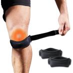 ショッピング膝サポーター キュトム 膝サポーター スポーツ オスグッド 薄手 大人子供 2個組( ブラック)