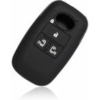  Daihatsu Toyota покрытие чехол для ключей ключ ключ покрытие силикон дистанционный ключ брелок для ключа "умный" ключ 4 кнопка новая модель Tanto ( черный )