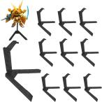 プラモデルスタンド 10個( ブラック)