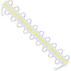 24V 連結 LED ライト COB トラック デコトラ 大型車 車用 タイヤ灯 パネル アンダー (ホワイト,  20コマ(20個))