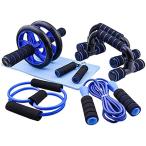 ショッピング腹筋ローラー ホームトレーニング にピッタリ 腕立て伏せ ハンドグリップ 腹筋ローラー エクササイズ 5点セット 筋トレ MDM