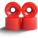  скейтборд для soft Wheel 4 шт. комплект колесо твердость 78A( красный )