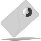 AirTag エアタグ用 財布収納 カードタイプ 保護ケース 極薄 紛失防止( ホワイト)