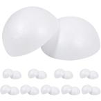 発泡スチロール球 半円スチロール クラフト ハンドメイド DIY 手芸 工作 つまみ細工 20個 セット(10cm)