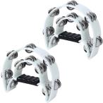 AllBright тамбурин исполнение музыкальные инструменты ударный инструмент караоке пик вверх половина иен type 2 шт. комплект ( белый )