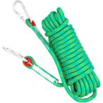  диаметр 12mm многоцелевой трос кемпинг уличный переезд багаж. грузоподъемность вверх предотвращение бедствий инструмент автомобиль тяга лодка и т.п. ( зеленый, 10m)