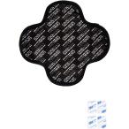 ヘルメットインナーパッド 吸汗速乾 COOLMAX素材 ベルクロ付き クールマックス インナーライナー 内装パッド(ブラック, L)