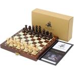 ChessJapan チェスセット コンパクト 20cm 木製 磁石式( マルチカラー)