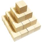 木製 ブロック 30個セット 知育 玩具 積み木 図形 算数 立方体 おもちゃ 01 原木 3cmx3cm(01 原木 3cmx3cm)