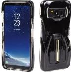 Galaxy S8 耐衝撃 ケース 落下 衝撃に強い 保護カバー Samsung ギャラクシーをがっちりガード シリーズ(ブラック)