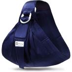  baby sling новорожденный слинг-переноска ширина .. регулировка возможность легкий кольцо модель безопасность стандарт осмотр доказательство settled M2g( темно-синий )