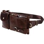  моно жизнь сумка-пояс поясная сумка кожа кожа мужской женский набедренная сумка все 5 цвет ( Old кофе Brown )