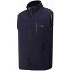 2019最新 電熱 ベスト 日本製カーボンヒーター電熱ジャケット USB式給電 3段階調温 男女兼用 紺色( ダークブルー,  S-M)