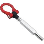  фаркоп автомобиль тяга кольцо выдвижной складной переустановка передний бампер aluminium сплав универсальный направление регулировка возможно ( красный )