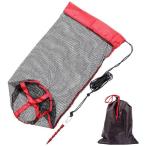 スカリ 釣り ビク フィッシング 魚 網 ネット 小型 折りたたみ コンパクト 軽量 渓流釣り(ブラック,  50cm/80cm他)