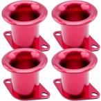 [ сменный товар ] неоригинальный воздушный воронка карбюратор фильтр aluminium диаметр 44 высота 72 mm Toyota AE86( красный, 4 шт. комплект )