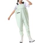  детский забродный полукомбинезон грудь высокий забродный полукомбинезон Kids туловище имеется сапоги для мужчин и женщин симпатичный плечо ремень ( пастель зеленый, 18.0cm)