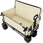  тележка для багажа передвижная корзинка диван имеется кемпинг Cart кемпинг Wagon уличный Wagon одним движением . пачка крепкий диван сиденье ( бежевый )
