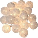  хлопок мяч illumination LED свет диаметр 6cm USB источник питания украшение ( чисто-белый, Medium)