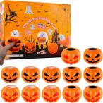 ショッピングスクイーズ 12個セットハロウィン おもちゃ 光るおもちゃ 幽霊 玩具 スクイーズ玩具 可愛い シリコン 子供 御祭り 景品 飾り 装飾(12個)