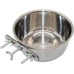  домашнее животное собака приманка inserting капот миска нержавеющая сталь кошка вода .. контейнер клетка k rate фиксация домашнее животное миска птица посуда (M14cm, M14cm)