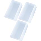 シリコンモールド UVレジン型 DIY 手作り 標本 標本形 長方形(3cm/3個セット)