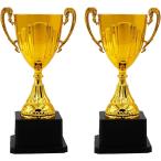  хорошая вещь labo Trophy cup Gold золотой цвет спорт собрание Golf соревнования . товар сувенир ( Gold, прямоугольник подставка *2 шт )