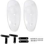 [ сменный товар ] защитный кожух Knuckle козырек защита рук оплетка руля защита от ветра скол предотвращение защищающий от холода дождь избежать мотоцикл скутер ( прозрачный )