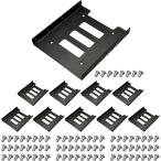 2.5 дюймовый HDD/SSD для 3.5 дюймовый изменение монтажный прибор держатель PC для винт имеется металлический изменение кейс ( черный 10 шт )
