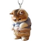 ..... брелок для ключа 2D акрил кошка сумка очарование машина зеркало симпатичный поверхность белый цепочка для ключей ремешок ( кошка, примерно 8cm)