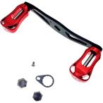 【互換品】釣り 交換 ベイトリール ダブル ハンドル ノブ 軽量 通用 組み立て 海 川 青物 両軸 カスタム(レッド)