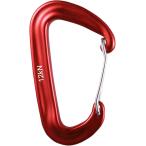 カラビナ カラビナフック 高強度 多機能 登山 キャンプ アウトドア ハンモック 航空アルミニウム製 タテ荷重 12KN (レッド)