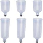  краскопульт краска cup аэрограф 20ml 40ml 6 шт. комплект краска gun ( половина прозрачный )