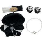 nu. одежда Parker мягкая игрушка кукла MDM( черный, 20cm)