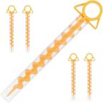  винт колок . собака paul (pole) собака Lead уличный кемпинг палатка песок . желтый цвет 5шт.@( желтый цвет )