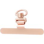 ショッピングストラップホルダー スマホ ストラップホルダー 極薄0.2mm 全機種対応 MDM(ピンクゴールド(ステンレス),  Free)