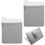 ноутбук задняя сторона карман 2 шт. комплект наклейка рукав кейс сумка PC планшет место хранения ( серый )