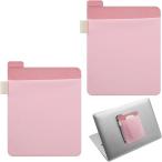  ноутбук задняя сторона карман 2 шт. комплект наклейка рукав кейс сумка PC планшет место хранения ( розовый )