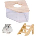  хомяк туалетный наполнитель .. лестница house ванна еж morumoto подножка имеется ( прозрачный ( модель B))